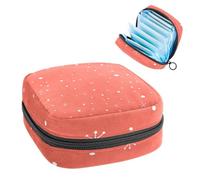 RODAILYCAY Sacchetti per assorbenti igienici da donna, borsa per assorbenti mestruali di grande capacità, borse per il periodo mestruale estivo a righe per nuoto, borse per il periodo mestruale, borsa