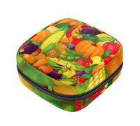 RODAILYCAY Sacchetti per assorbenti igienici da donna, borsa per assorbenti mestruali di grande capacità, motivo blu con denti di squalo arrabbiati di mare, borse mestruali per tamponi, Multicolore 2,