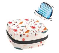 RODAILYCAY Sacchetti per assorbenti igienici da donna, borsa per assorbenti mestruali di grande capacità, borse per il periodo mestruale estivo a righe per nuoto, borse per il periodo mestruale, borsa