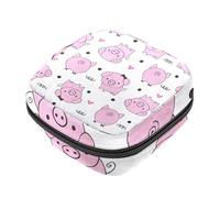 RODAILYCAY Sacchetti per assorbenti igienici da donna, borsa per assorbenti mestruali di grande capacità, motivo blu con denti di squalo arrabbiati di mare, borse mestruali per tamponi, multicolore 3,