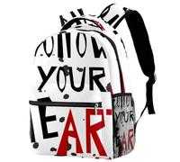 RODAILYCAY Take the Risk - Zaino da viaggio per computer portatile, per la scuola superiore, grande, grazioso zaino per uomo e donna, Multicolore 6., 29.4x20x40cm/11.5x8x16 in, Casual