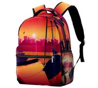RODAILYCAY Take the Risk - Zaino da viaggio per computer portatile, per la scuola superiore, grande, grazioso zaino per uomo e donna, Multicolore 4., 29.4x20x40cm/11.5x8x16 in, Casual