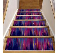 RODAILYCAY Tappetini per scale per gradini in legno per interni con luce del nord, 15 confezioni da 20,3 x 76,2 cm, tappetini antiscivolo per scale, tappetini antiscivolo per scale, superficie in