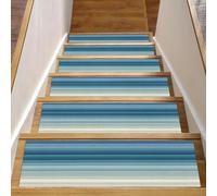 RODAILYCAY Tappeto antiscivolo per scale, 20,3 x 76,2 cm, motivo ombré senza cuciture, confezione da 15 pezzi, tappeto di sicurezza autoadesivo per scale per interni, per bambini, anziani e animali