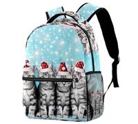 RODAILYCAY Zaino da donna per la realtà virtuale, zaino da viaggio per computer portatile, zaino grande per libri e libri carino per le donne, Multicolore 3, 29.4x20x40cm/11.5x8x16 in, Casual