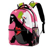 RODAILYCAY Zaino da viaggio per computer portatile colorato con paesaggio, zaino per scuola superiore, grande capacità, zaino carino per uomini e donne, Multicolore 10., 29.4x20x40cm/11.5x8x16 in