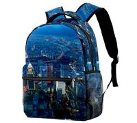 RODAILYCAY Zaino da viaggio per computer portatile con cuore alato, zaino per scuola superiore, borsa per libri di grande capacità, zaino carino per uomo e donna, Multicolore 6., 29.4x20x40cm