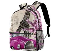 RODAILYCAY Zaino da viaggio per computer portatile con dinosauri Foresta Zaino per scuola superiore Zaino per libri di grande capacità Zaino carino per uomo, Multicolore 7, 29.4x20x40cm/11.5x8x16 in