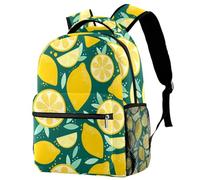 RODAILYCAY Zaino da viaggio per computer portatile, con frutti, giallo e limone, zaino per scuola superiore, zaino carino per uomo e donna, Multicolore 1., 29.4x20x40cm/11.5x8x16 in, Casual