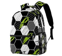 RODAILYCAY Zaino da viaggio per computer portatile con graffiti al limone, colore bianco, nero e grigio, zaino per scuola superiore, grande capacità, zaino carino per uomini e donne