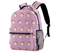 RODAILYCAY Zaino da viaggio per computer portatile con lettera principessa, zaino per scuola superiore, grande capacità, zaino carino per uomini e donne, Multicolore 10., 29.4x20x40cm/11.5x8x16 in