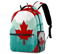 RODAILYCAY Zaino da viaggio per computer portatile con mappa del Brasile, zaino per scuola superiore, grande capacità, zaino carino per uomo e donna, Multicolore 5., 29.4x20x40cm/11.5x8x16 in, Casual