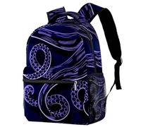 RODAILYCAY Zaino da viaggio per computer portatile con panda che gioca con bambù, zaino per scuola superiore, grande zaino per libri carino per uomini e donne, Multicolore 2., 29.4x20x40cm/11.5x8x16