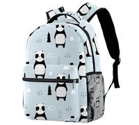 RODAILYCAY Zaino da viaggio per computer portatile con panda National Treasure, zaino per scuola superiore e universitaria, grazioso zaino per uomo e donna, Multicolore 1., 29.4x20x40cm/11.5x8x16 in