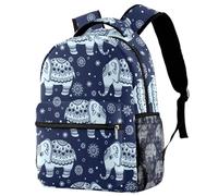 RODAILYCAY Zaino da viaggio per computer portatile con tartaruga leone e tucano grande zaino per libri carino per uomo donna, Multicolore 7, 29.4x20x40cm/11.5x8x16 in, Casual