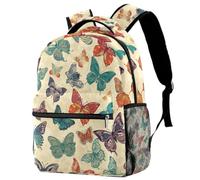 RODAILYCAY Zaino per la scuola astratta della Via Lattea, zaino impermeabile, casual, borsa per libri e computer portatile, per uomo e donna, Multicolore 7, 29.4x20x40cm/11.5x8x16 in, Casual