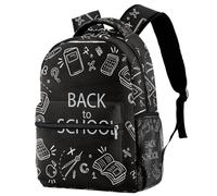 RODAILYCAY Zebra, zaino per la scuola per bambini, impermeabile, casual, per libri, computer portatile, da donna, Multicolore 7, 29.4x20x40cm/11.5x8x16 in, Casual