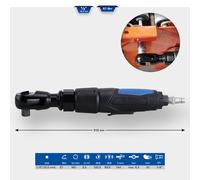 RODCRAFT RC3607 Cricchetto 1/2 " Pneumatica Avvitatore a Sonaglio