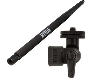 Rode BoomPole - Angelo telescopico per microfono, 3 m + RODE Pivot Adaptor 3/8", giunto girevole per montaggio su treppiedi o tono