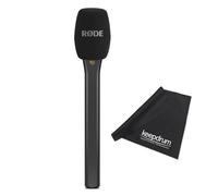 Rode Interview - Micro adattatore manuale per sistema micromicrofono wireless, nero con panno in microfibra Keepdrum