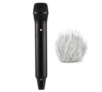 Rode Interview PRO - Microfono wireless con funzione di registrazione per creazione di contenuti, media e interviste + protezione antivento Keepdrum WSBW, colore: Bianco