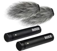 Rode M5 MP, coppia stereo, 2 microfoni a condensatore a membrana piccola + 2 protezioni antivento Keepdrum WS04