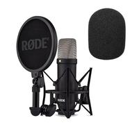 Rode NT1 - Microfono da studio Signature Black + protezione pop Keepdrum WS2