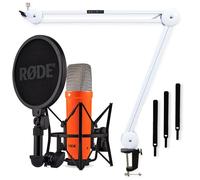 Rode NT1 Signature - Microfono da studio con braccio snodato Keepdrum, colore: Arancione