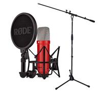 Rode NT1 Signature Red Studio Supporto per microfono Keepdrum Rosso