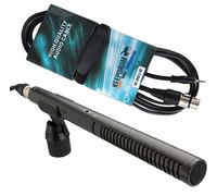 Rode NTG-2 - Microfono direzionale NTG2 con microfono + cavo microfono XLR da 3 m, jack da 3,5 mm