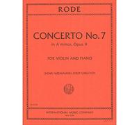 Rode, Pierre - Concerto No. 7 in a minor, Op. 9 Violin and Piano by Josef Gingold - International