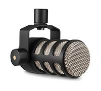 RODE PodMic Microfono Dinamico Broadcast Cardioide, Per Podcasting, Livestreaming e Voce, Uscita XLR, Pop Filter Interno (Nero)