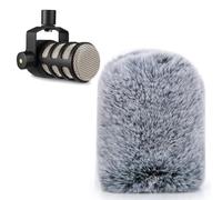 Rode PodMic Pop Filter, copertura per microfono pelosa con riduzione del vento e del rumore, copertura per microfono in schiuma compatibile con Rode PodMic by SUNMON