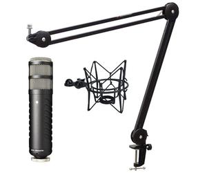 Rode Procaster - Microfono XLR con braccio articolato Keepdrum MS138 e ragno per microfono MS090B