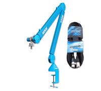 Rode PSA1+ Plus Braccio microfono da tavolo braccio articolato blu con cavo keepdrum XLR