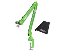 Rode PSA1+ Plus Braccio microfono da tavolo braccio articolato verde con panno in microfibra keepdrum