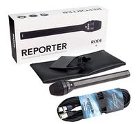 Rode Reporter - Microfono broadcast con cavo microfono Keepdrum, 6 m