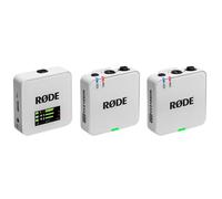 Rode Sistema microfonico digitale Wireless GO (Gen. 3), a 2 canali, senza fili bianco