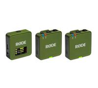 Rode Sistema microfonico digitale Wireless GO (Gen. 3), a 2 canali, senza fili Muschio
