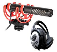 Rode Videomic NTG Broadcast - Microfono per fotocamera + cuffie Keepdrum