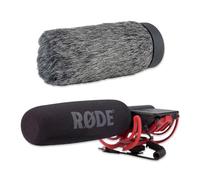 Rode Videomic Rycote - Microfono direzionale con protezione antivento in pelliccia Keepdrum