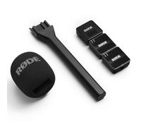 Rode Wireless GO Generation 3 - Sistema wireless per microfono a 2 canali con adattatore manuale e protezione antivento Keepdrum