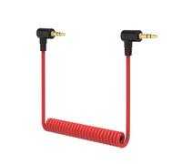 Rode Wireless PRO/GO II/ME, cavo patch ad angolo retto, estensibile da 20 cm a 70 cm, cavo audio placcato con ld, per fotocamera, videocamera, registratore, mixer audio