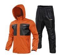 Rodeel Waterproof Fishing Rain Suit for Men (Rain Gear Jacket & Trouser Suit)