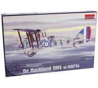 Roden De Havilland DH4 British Two-Seat Biplane Day-Bomber with RAF3a Engine