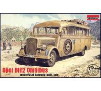 Roden Opel Blitz Bus Omnibus W.39 Blitzbus Late Spät Modello Kit 1:72 NUOVO