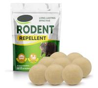 Rodent Repellent, Mice Repellent Indoor, Menta piper per respingere topi e ratti, Mouse Deterrent Outdoor, Rat Repellent RV, Mice Control per la casa, Meglio di Ultrasonic, 8P