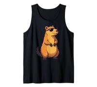 Rodents, Wild Animal Lovely Cute Capybara Canotta