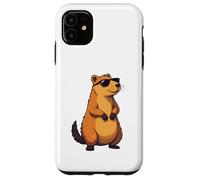 Rodents, Wild Animal Lovely Cute Capybara Custodia per iPhone 11