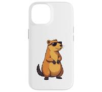 Rodents, Wild Animal Lovely Cute Capybara Custodia per iPhone 14